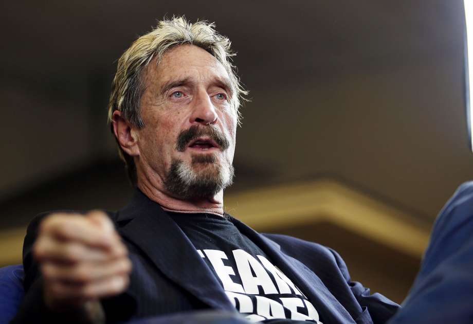 John McAfee found dead in prison cell ahead of extradition to US