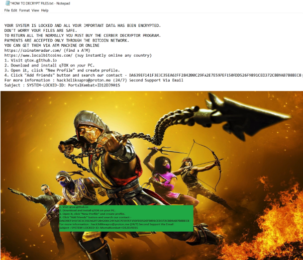 Bitdefender released a free decryptor for the MortalKombat Ransomware family