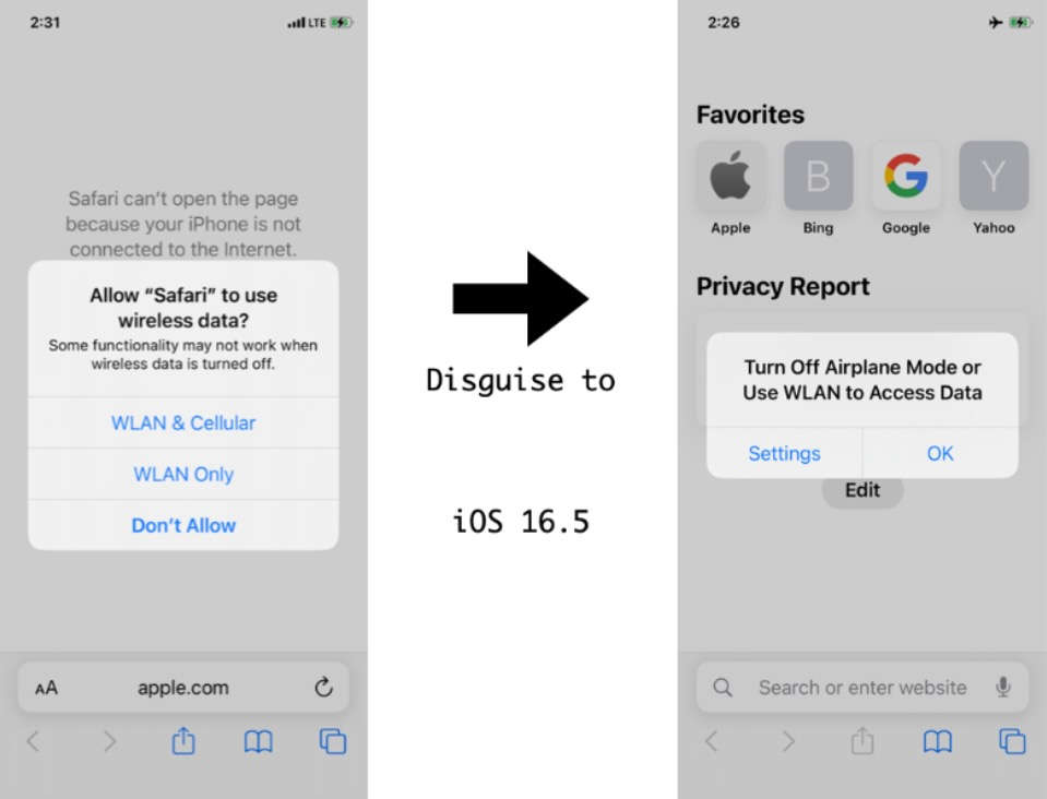 Experts devise an exploit for Apple iOS 16 that relies on fake Airplane Mode
