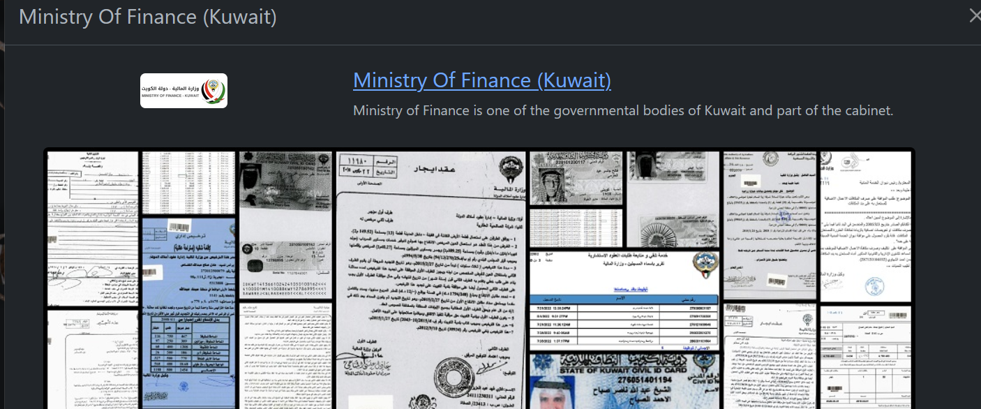 The Rhysida ransomware group hit the Kuwait Ministry of Finance