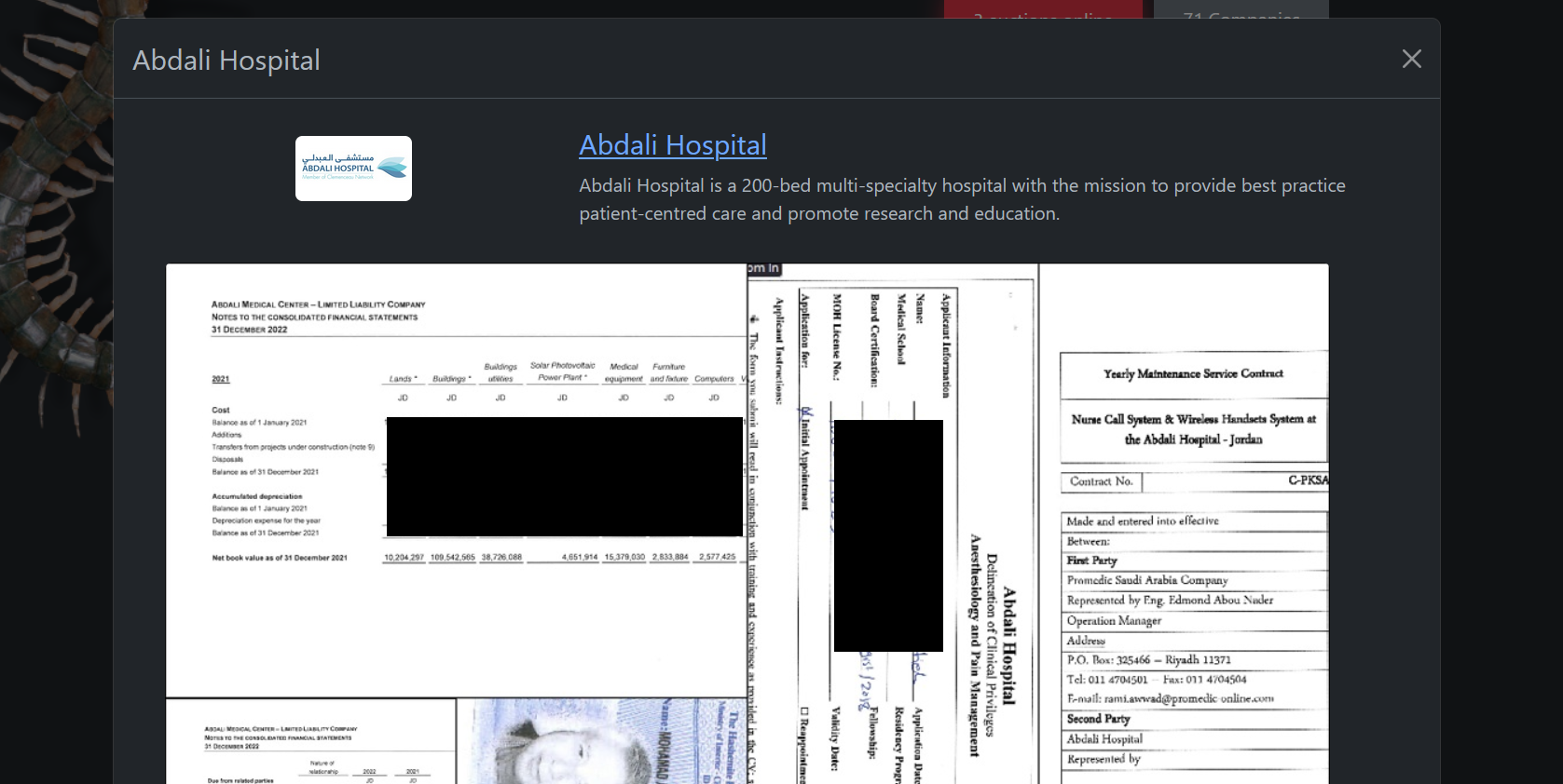 Rhysida ransomware group hacked Abdali Hospital in Jordan