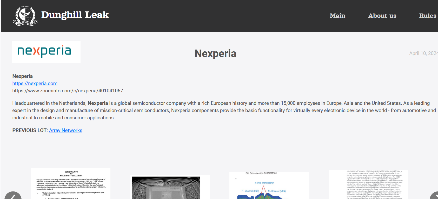 Ransomware group Dark Angels claims the theft of 1TB of data from chipmaker Nexperia 